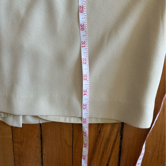 Vintage 90s ivory sheath suiting dress - Picture 4 of 8
